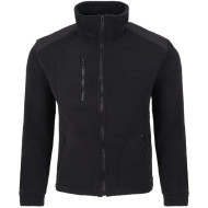 BLUZA ROBOCZA PREMIUM JHK FLRA 340 Z POLARU ZE WZMOCNIENIAMI CZARNA