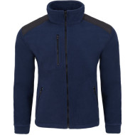 BLUZA ROBOCZA PREMIUM JHK FLRA 340 Z POLARU ZE WZMOCNIENIAMI GRANATOWA