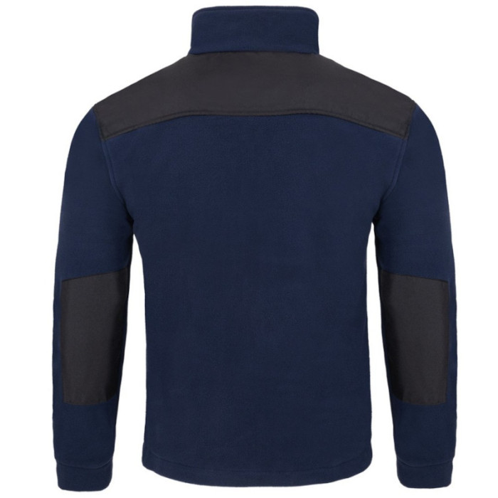 BLUZA ROBOCZA PREMIUM JHK FLRA 340 Z POLARU ZE WZMOCNIENIAMI GRANATOWA
