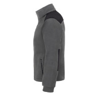 BLUZA ROBOCZA PREMIUM JHK FLRA 340 Z POLARU ZE WZMOCNIENIAMI SZARA GRAFITOWA