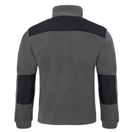 BLUZA ROBOCZA PREMIUM JHK FLRA 340 Z POLARU ZE WZMOCNIENIAMI SZARA GRAFITOWA