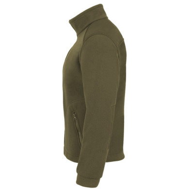 BLUZA ROBOCZA PREMIUM JHK FLRA 340 Z POLARU ZE WZMOCNIENIAMI ZIELONA KHAKI