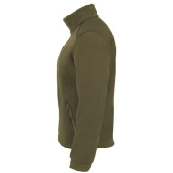 BLUZA ROBOCZA PREMIUM JHK FLRA 340 Z POLARU ZE WZMOCNIENIAMI ZIELONA KHAKI