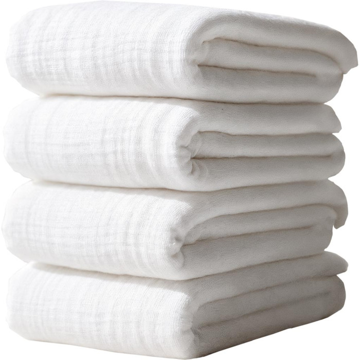 CZYŚCIWO TETROWE REIS 100% BAWEŁNA 80x70 OP. 10 SZT. BIAŁE