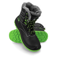 BUTY ROBOCZE PROCERA BERG S3 SRC KOZAKI OCIEPLANE Z ODBLASKAMI SKÓRA CZARNE