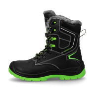 BUTY ROBOCZE PROCERA BERG S3 SRC KOZAKI OCIEPLANE Z ODBLASKAMI SKÓRA CZARNE