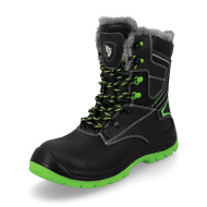 BUTY ROBOCZE PROCERA BERG S3 SRC KOZAKI OCIEPLANE Z ODBLASKAMI SKÓRA CZARNE