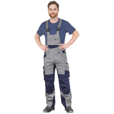 SPODNIE ROBOCZE LEBER-HOLLMAN LH-POND OGRODNICZKI SZARO-GRANATOWE