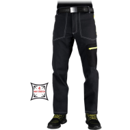MĘSKIE SPODNIE OCHRONNE SOFTSHELL STRETCH DO PASA Z KIESZENIAMI REGULAR