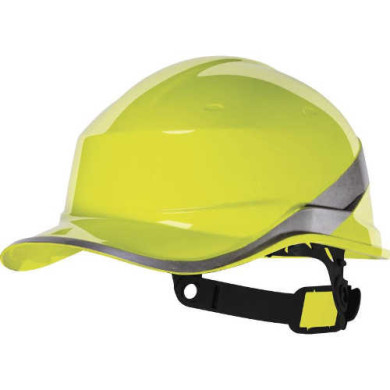 HEŁM BUDOWLANY ABS CZAPEKA BASEBALL FLUORESCENCYJNY ODBLASKOWY REGULOWANY