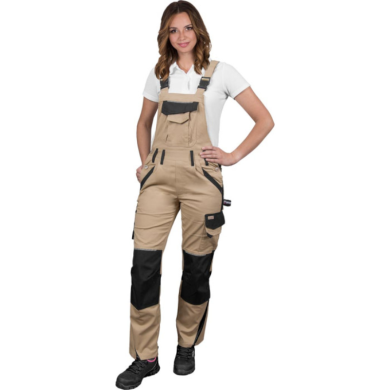 SPODNIE ROBOCZE LEBER-HOLLMAN LH-SAND-B OGRODNICZKI DAMSKIE BEŻOWO-CZARNE SPODNIE ROBOCZE LEBER-HOLLMAN LH-SAND-B OGRODNICZKI DAMSKIE BEŻOWO-CZARNE