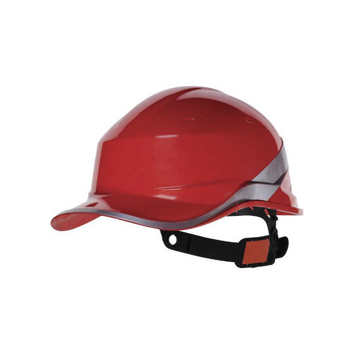 HEŁM BUDOWLANY ABS FLUORESCENCYJNY BASEBALL ODBLASKOWY REGULOWANY