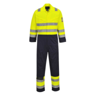 KOMBINEZON ROBOCZY MODAFLAME PORTWEST PRW-MV28YNR TRUDNOPALNY OSTRZEGAWCZY ŻÓŁTO-GRANATOWY