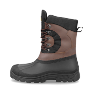 TRZEWIKI OCIEPLANE PROCERA VIKING BUTY ZIMOWE ŚNIEGOWCE CZARNO-BRĄZOWE