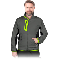 BLUZA ROBOCZA LEBER-HOLLMAN LH-LADYFLY Z POLARU DAMSKA ZIELONA
