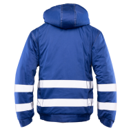 KURTKA ROBOCZA ZIMOWA POLSTAR BRIXTON SNOW, OCIEPLANA, Z KAPTUREM, ODBLASKI, NIEBIESKA