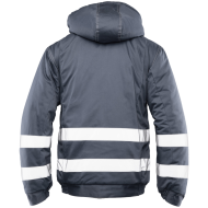 KURTKA ROBOCZA ZIMOWA POLSTAR BRIXTON SNOW, OCIEPLANA, Z KAPTUREM, ODBLASKI, SZARA