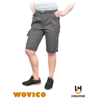 SZORTY ROBOCZE LEBER-HOLLMAN LH-WOMVOB-TS DAMSKIE SZARE/STALOWE
