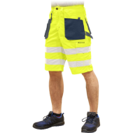 SZORTY ROBOCZE LEBER-HOLLMAN LH-FMNX-TS OSTRZEGAWCZE ŻÓŁTO-GRANATOWO-SZARE