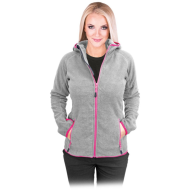 BLUZA ROBOCZA LEBER-HOLLMAN LH-FMN-P Z POLARU ZIELONO-CZARNO-SZARA