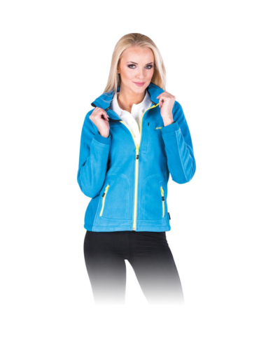 BLUZA ROBOCZA LEBER-HOLLMAN LH-LADYFLY Z POLARU DAMSKA NIEBIESKA