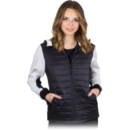 KURTKA ROBOCZA LEBER-HOLLMAN LH-TWIST DAMSKA Z KAPTUREM CZARNO-JASNOSZARA KURTKA ROBOCZA LEBER-HOLLMAN LH-TWIST DAMSKA Z KAPTUREM CZARNO-JASNOSZARA