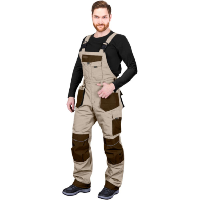 SPODNIE ROBOCZE LEBER-HOLLMAN LH-FMNW-B OGRODNICZKI OCIEPLANE BEŻOWO-BRĄZOWO-CZARNE SPODNIE ROBOCZE LEBER-HOLLMAN LH-FMNW-B OGRODNICZKI OCIEPLANE BEŻOWO-BRĄZOWO-CZARNE