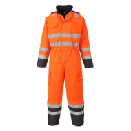KOMBINEZON ROBOCZY PORTWEST PRW-S485 OSTRZEGAWCZY WODOODPORNY OCIEPLANY ŻÓŁTO-CZARNY