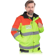 KURTKA ROBOCZA LEBER-HOLLMAN LH-STRADA-J OCIEPLANA OSTRZEGAWCZA Z KAPTUREM ŻÓŁTO-POMARAŃCZOWA KURTKA ROBOCZA LEBER-HOLLMAN LH-STRADA-J OCIEPLANA OSTRZEGAWCZA Z KAPTUREM ŻÓŁTO-POMARAŃCZOWA