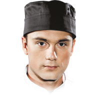 CZAPKA KUCHARSKA LEBER-HOLLMAN LH-SKULLER CZARNA