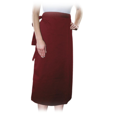 FARTUCH ROBOCZY LEBER-HOLLMAN CHEFS KITCHEN LH-PRUNER PRZEDNI CIEMNOCZERWONY