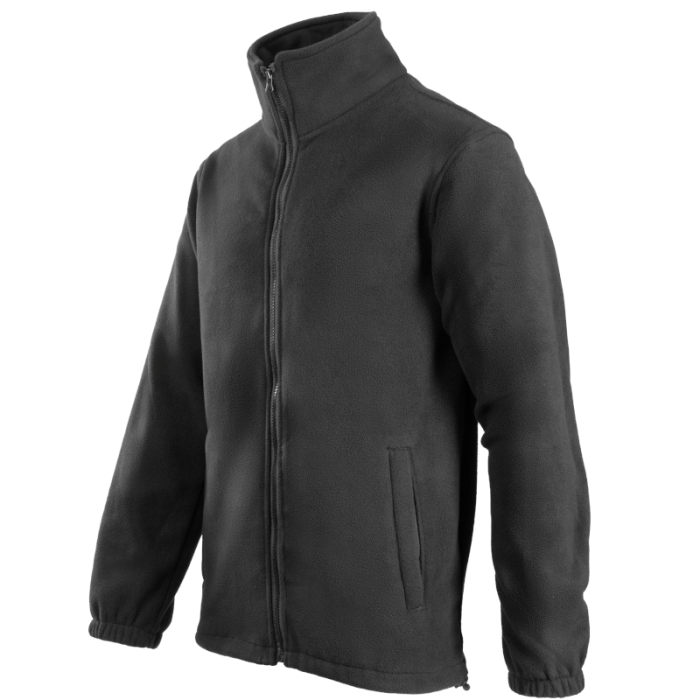 BLUZA POLAROWA POLSTAR BENEFIT FOGG, POLIESTER 320G, ZAPINANY NA ZAMEK, CZARNA
