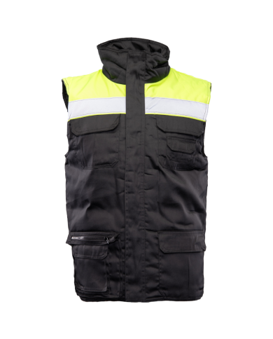 KAMIZELKA POLSTAR BENEFIT BRASS VISION PLUS, ODBLASKI, ŻÓŁTO CZARNA