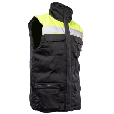 KAMIZELKA POLSTAR BENEFIT BRASS VISION PLUS, ODBLASKI, ŻÓŁTO CZARNA