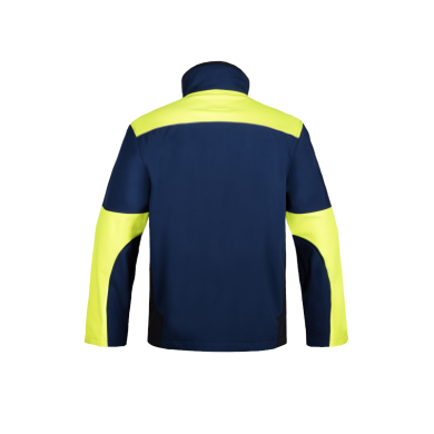 KURTKA ROBOCZA PROCERA ETHOS SOFTSHELL ODPORNA NA WIATR GRANATOWO-ŻÓŁTA
