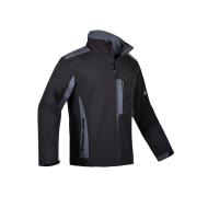KURTKA ROBOCZA PROCERA ETHOS SOFTSHELL ODPORNA NA WIATR GRANATOWO-ŻÓŁTA