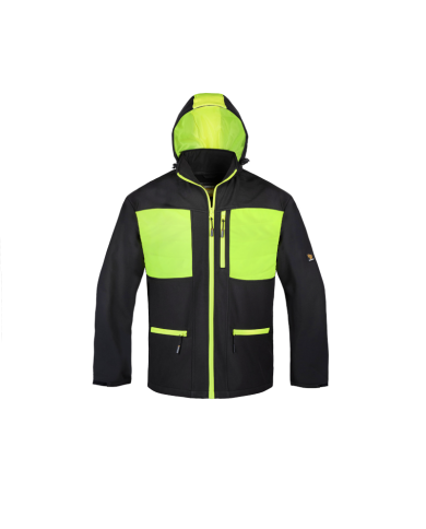 KURTKA ROBOCZA PROCERA SONIC SOFTSHELL PRZECIWWIATROWA Z KAPTUREM CZARNO-ŻÓŁTA KURTKA ROBOCZA PROCERA SONIC SOFTSHELL PRZECIWWIATROWA Z KAPTUREM CZARNO-ŻÓŁTA