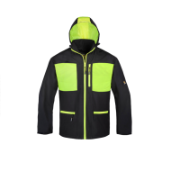 KURTKA ROBOCZA PROCERA SONIC SOFTSHELL PRZECIWWIATROWA Z KAPTUREM CZARNO-ŻÓŁTA