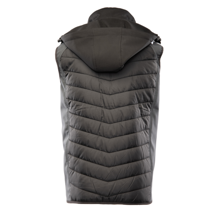 KAMIZELKA, BEZRĘKAWNIK SOFTSHELLOWY POLSTAR SEVEN KINGS TOPAZ, Z KAPTUREM, STALOWY