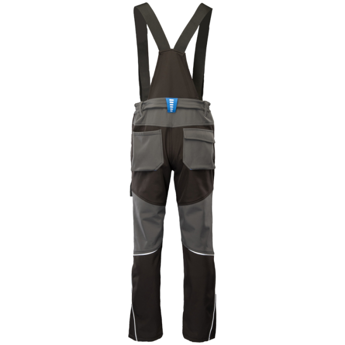 SPODNIE ROBOCZE POLSTAR SEVEN_KINGS TOPAZ O8SS OGRODNICZKI SOFTSHELL OCIEPLANE STALOWE