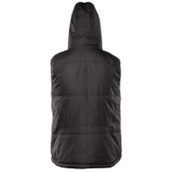 KAMIZELKA, BEZRĘKAWNIK POLSTAR BENEFIT NEGRA, Z KAPTUREM, OCIEPLANY, CZARNY
