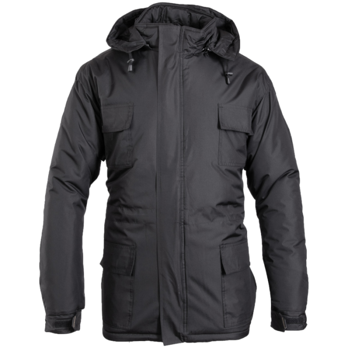 KURTKA ROBOCZA ZIMOWA POLSTAR WINTERMAN TALVI, PARKA, Z KAPTUREM, CZARNA KURTKA ROBOCZA ZIMOWA POLSTAR WINTERMAN TALVI, PARKA, Z KAPTUREM, CZARNA