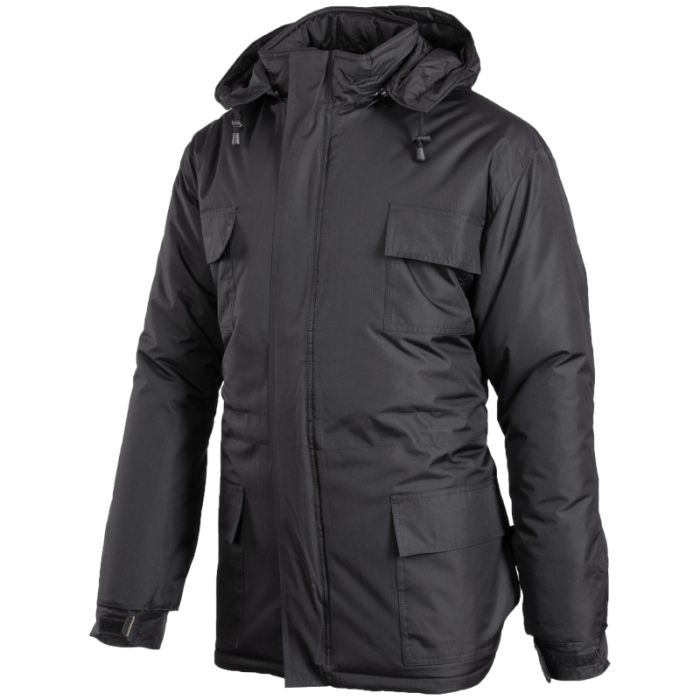 KURTKA ROBOCZA ZIMOWA POLSTAR WINTERMAN TALVI, PARKA, Z KAPTUREM, CZARNA KURTKA ROBOCZA ZIMOWA POLSTAR WINTERMAN TALVI, PARKA, Z KAPTUREM, CZARNA
