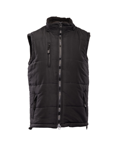 KAMIZELKA OCIEPLANA POLSTAR BENEFIT COLINO, Z KAPTUREM, CZARNA