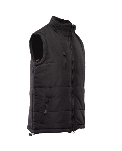 KAMIZELKA OCIEPLANA POLSTAR BENEFIT COLINO, Z KAPTUREM, CZARNA