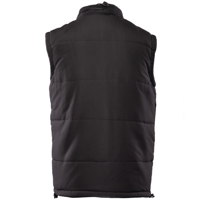 KAMIZELKA OCIEPLANA POLSTAR BENEFIT COLINO, Z KAPTUREM, CZARNA