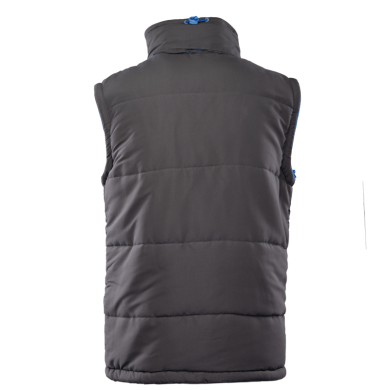 KAMIZELKA OCIEPLANA POLSTAR BENEFIT COLINO, Z KAPTUREM, STALOWO NIEBIESKA