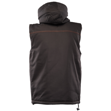 KAMIZELKA OCIEPLANA POLSTAR BRIXTON SPARK, BAWEŁNIANA, Z KAPTUREM, GRANATOWA