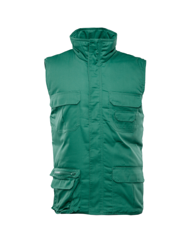 KAMIZELKA OCIEPLANA POLSTAR BENEFIT BRASS, 7 KIESZENIOWA, ZIELONA