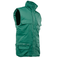 KAMIZELKA OCIEPLANA POLSTAR BENEFIT BRASS, 7 KIESZENIOWA, ZIELONA